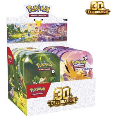 Pokémon TCG 30th Celebration Mini Tin Display – Zboží Dáma