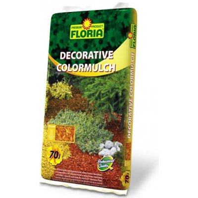 Agro CS FLORIA Decor. ColorMulch žlutá 70 l – HobbyKompas.cz