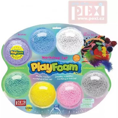 PlayFoam pěnová kuličková modelína workshop boule set 7ks – Hledejceny.cz