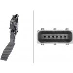 HELLA Snímač polohy plynového pedálu HE 6PV009765-711