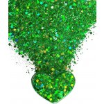 Holografické glitrové třpytky do pryskyřice 10g zelené – Zboží Dáma