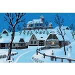 MALUJEŠ Malování podle čísel JOSEF LADA TICHÁ NOC Rozměr 40 x 60 cm Rámování vypnuté plátno na rám – Hledejceny.cz