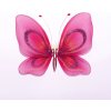 Forbyt Dekorace Motýl růžový 25 x 27 cm