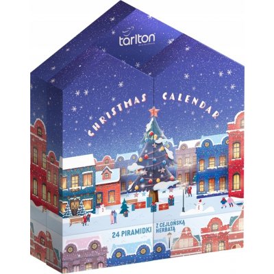 TARLTON Adventní kalendář s cejlonským čajem 24x2g 24 kusů – Zbozi.Blesk.cz