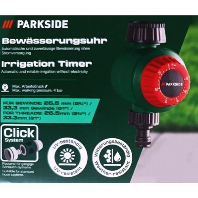 Parkside Zavlažovací hodiny 221866 – Zboží Dáma