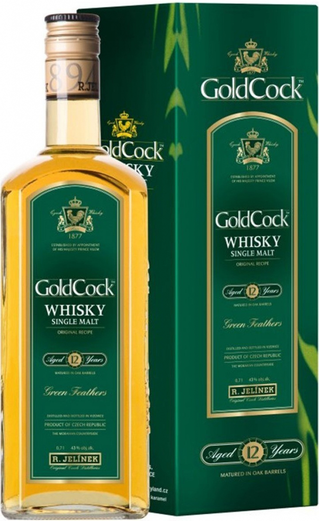 Gold Cock 12y 43% 0,7 l (karton)