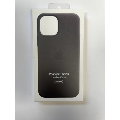 Apple iPhone 12 / 12 Pro Leather Case MagSafe Black MHKG3ZM/A – Zboží Mobilmania