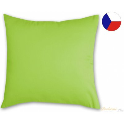 Kvalitex Povlak na polštář hladká bavlna světle zelený 70x90