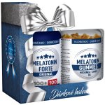 Clinical Melatonin Forte ORIGINAL 100+100 tablet + Melatonin Gummies 60 pektinových bonbónů – Hledejceny.cz
