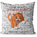 Impar Polštář Pořádná kočka 55x55 – Zboží Dáma