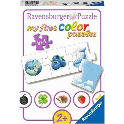 RAVENSBURGER Moje první Naučme se barvy 6x4 dílky – Hledejceny.cz