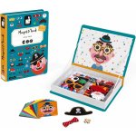 Janod magnetická kniha ZÁBAVNÉ OBLIČEJE CHLAPCI – Zboží Dáma