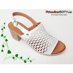 Dámské letní boty bílé otevřené Aurelia – Zboží Dáma