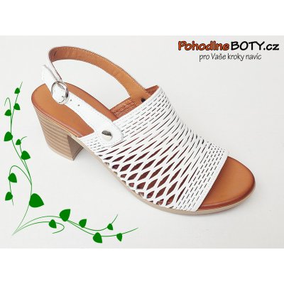 Dámské letní boty bílé otevřené Aurelia – Zboží Dáma