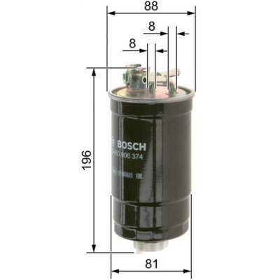 Palivový filtr BOSCH (0450906374) – Sleviste.cz