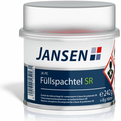 Jansen Dvousložkový výplňový tmel 1 kg šedá – Hledejceny.cz