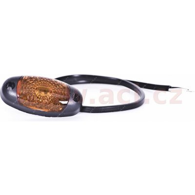 poziční světlo LED oválné oranžové (72x45 mm) 12/24V – Hledejceny.cz