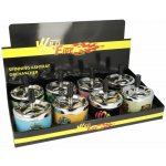 KRCZ Cigaretový popelník kovový otočný Weed Motives 9cm – Zboží Dáma