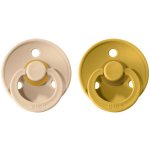 Bibs Colour přírodní kaučuk 2ks Vanilla / Mustard – Hledejceny.cz