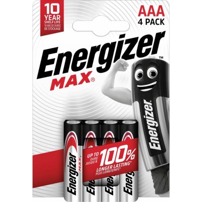 Energizer MAX AAA 4ks EN-NMAXAAA4 – Zbozi.Blesk.cz