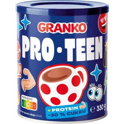 Nestlé Granko PRO-TEEN kakaový nápoj 330g – Hledejceny.cz