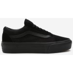 Vans UA Old Skool Platform dámské kožené tenisky na platformě černé