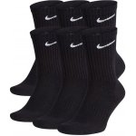 Nike U NK Eweryday Cush Crew 6 Pack černé – Zboží Dáma