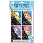 ARGUS Kreativní tvoření škrabací obrázky mořská panna – Hledejceny.cz