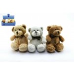 Teddies Medvěd s mašlí 12ks v boxu 12 cm – Zbozi.Blesk.cz