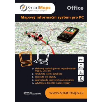 SmartMaps Office - Mapy ČR a SR pro PC