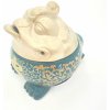 Vykuřovadlo Mani Bhadra Kadidelnice Vykuřovací miska Keramická FENG SHUI FROG 10 x 7 cm