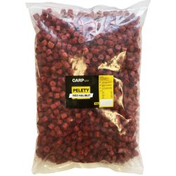 Carpway Pelety Red Halibut S Dírou 10kg 18mm