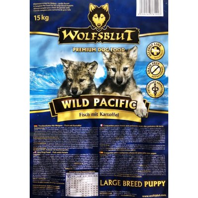 WOLFSBLUT Wild Pacific LARGE BREED Puppy 15 kg od 2 099 Kč - Heureka.cz