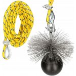 Kotarbau Sada na čištění komína kartáč 200 mm lano 10 m 1,3 kg – Hledejceny.cz