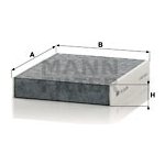 CUK25006 MANN-FILTER Filtr, vzduch v interiéru – Hledejceny.cz