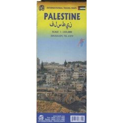 Izrael a Palestina - mapa 1:225t.