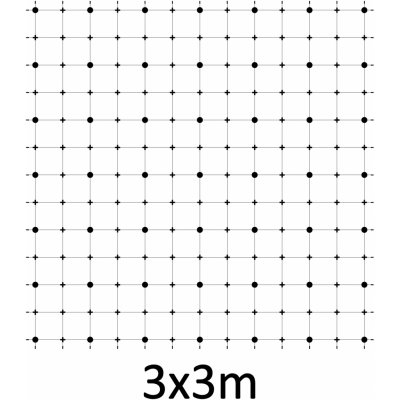 Montážní sada pro zelenou stěnu - nerez, rozměr 3x3m. Set obsahuje: EB1-GW01 (49ks), PVC-LA4 (52ks), EB2-LA4 (100m), EB1-NX4 (120ks) – Zboží Mobilmania
