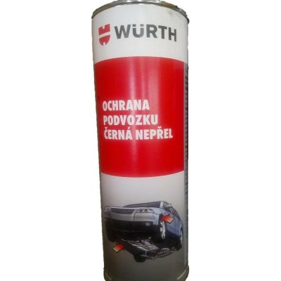 WÜRTH Nástřik na ochranu podvozku, černá, nepřelakovatelná 1000 ml – Sleviste.cz