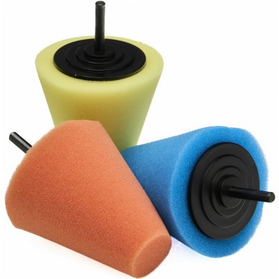 Kraft&Dele KD1592 Pěnový leštící kužel 150 mm sada 3 ks – Sleviste.cz