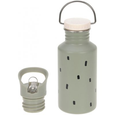 Lässig KIDS Bottle Stainless Steel Happy Prints light olive 500 ml