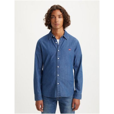 Levi's Battery HM shirt slim LS pánská džínová košile Lyon tmavě modrá