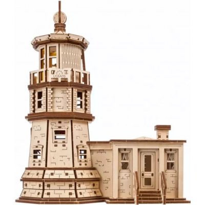 UGEARS 3D puzzle Svítící Maják Split Rock 295 ks – Zboží Dáma