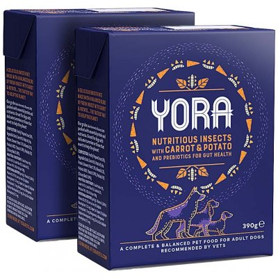 Yora z hmyzu s mrkví a bramborem 2 x 390 g – Sleviste.cz