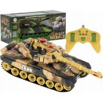 KIK RC tank T-80 No.9995 s dobíjecím packem USB+adaptér 2,4 GHz písková RTR 1:32 – Zboží Dáma