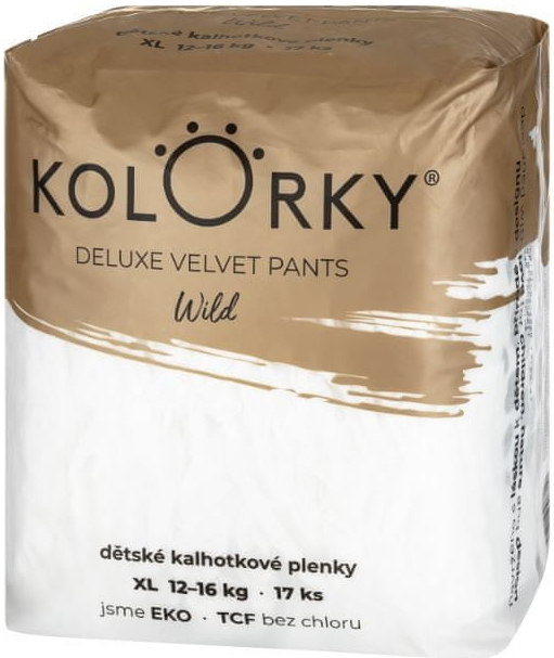 Kolorky Deluxe Velvet wild XL 12-16 kg 17 ks od 249 Kč - Heureka.cz