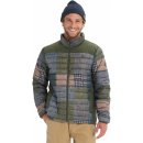Burton Evergreen Hooded Synthetic Down Patchwork Forest Night