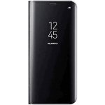 Pouzdro SES Zrdcadlové plastové flip Samsung Galaxy Note 20 Ultra - černé