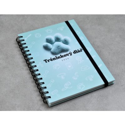 Dorella Tréninkový diář pro psy A5 122 stran 2026 tyrkysový – Hledejceny.cz