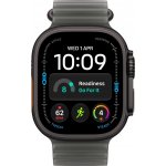 Apple Watch Ultra 4 49mm černý titan s průsvitně černým oceánským řemínkem MJAY4QC/A – Zboží Živě