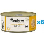 Applaws Cat Mousse Kuřecí prsa 6 x 70 g – Zbozi.Blesk.cz